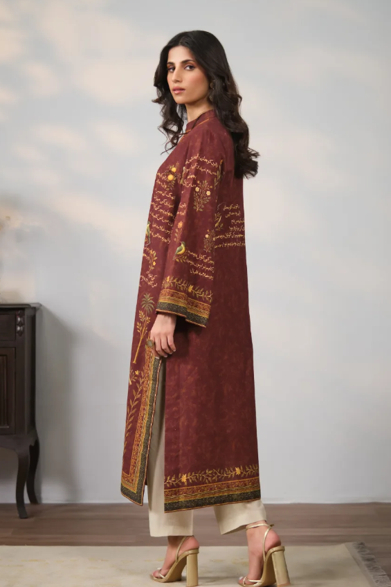 Anjuman Kurta - Red